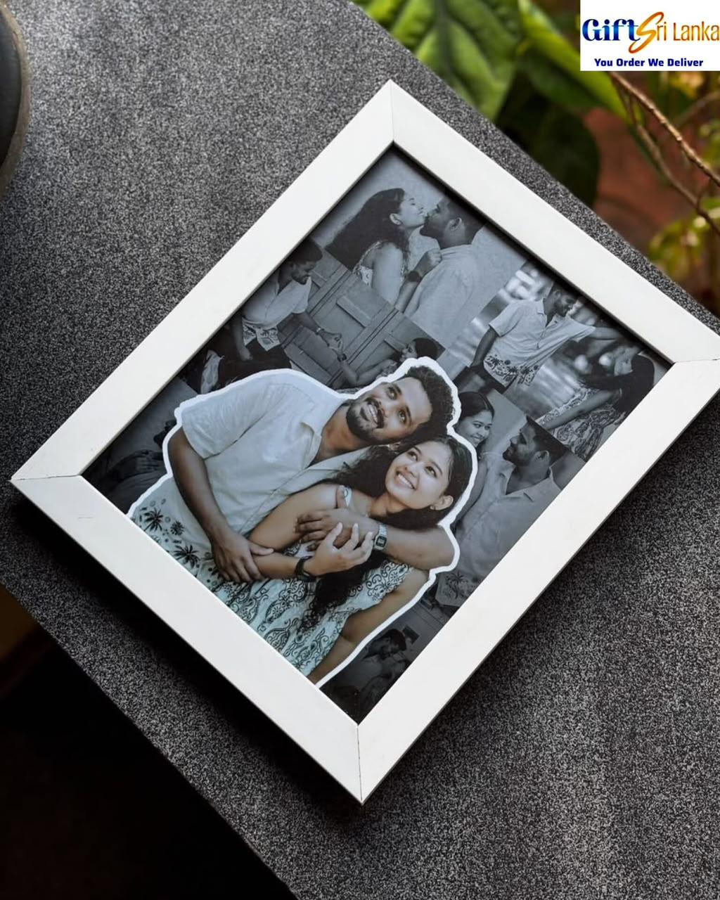Personalized Love Story Photo Collage Frame | Custom Memory Gift
