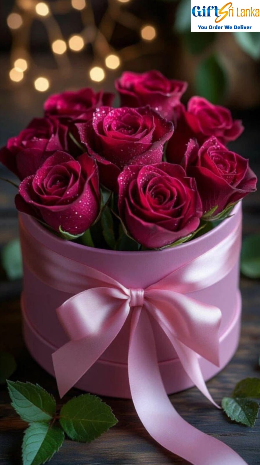 Pink Bucket with Red Roses - Red Roses - 10
