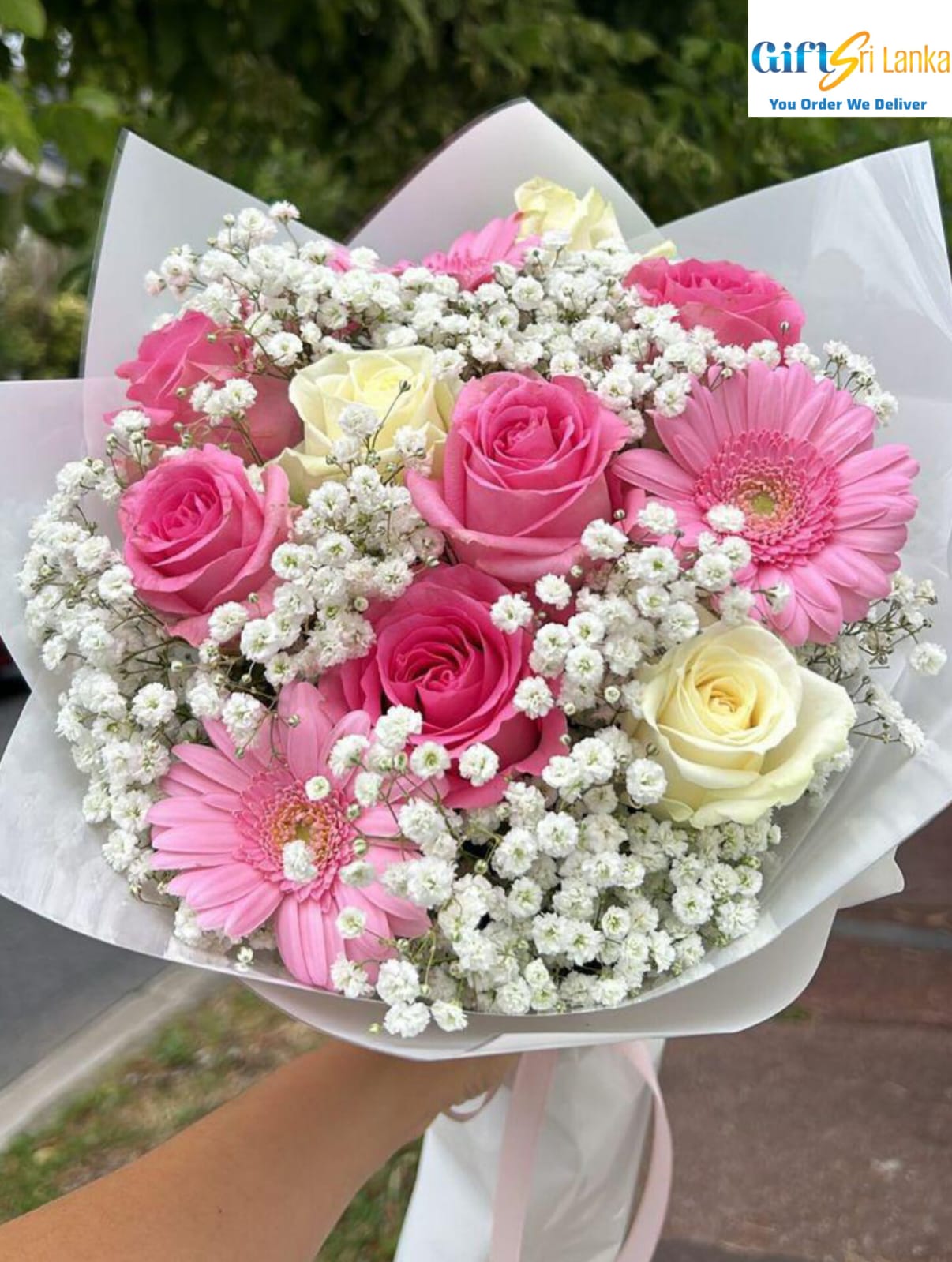 Romantic Blush Rose Bouquet