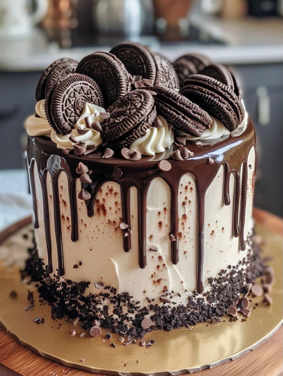 Oreo Drip Cake | Premium Chocolate & Cookies Celebration Cake | 1kg