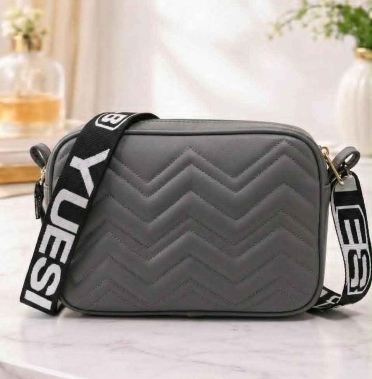 Grey Crossbody Bag | Elegant Women's Everyday Shoulder Bag
