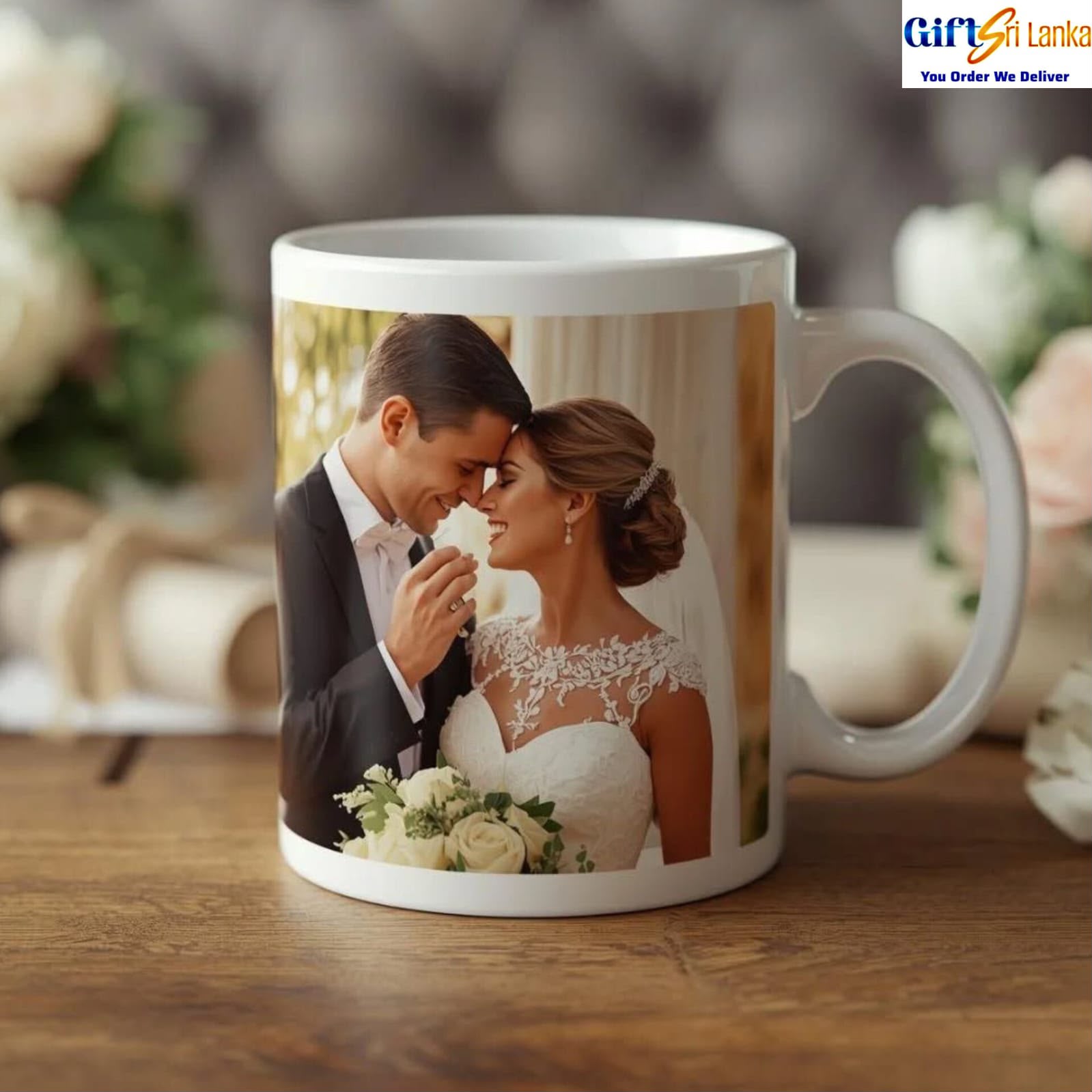 Personalized Wedding Photo Mug | Custom Memory Coffee Mug Gift