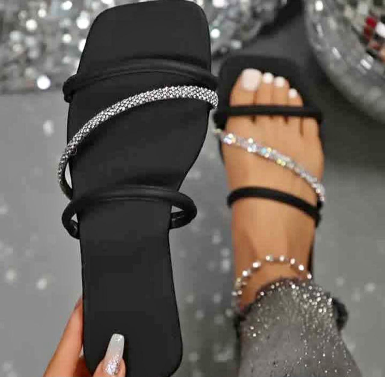 Sparkly Strappy Heels | Elegant Women's Party Sandals