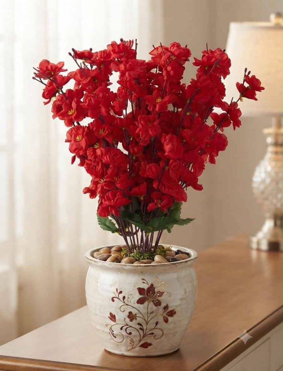 Colorful Flower Vase | Elegant Home Decor Statement Piece