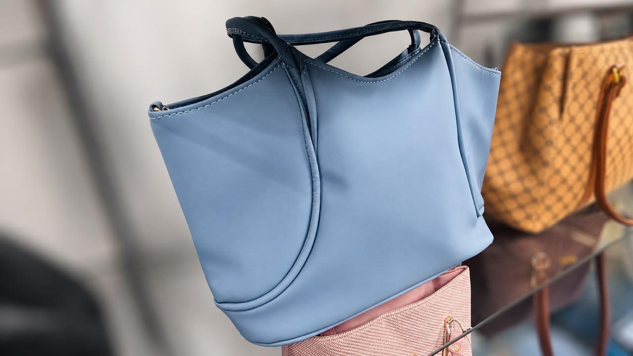 Sky Blue Women's Handbag | Elegant Shoulder Bag for Everyday Style