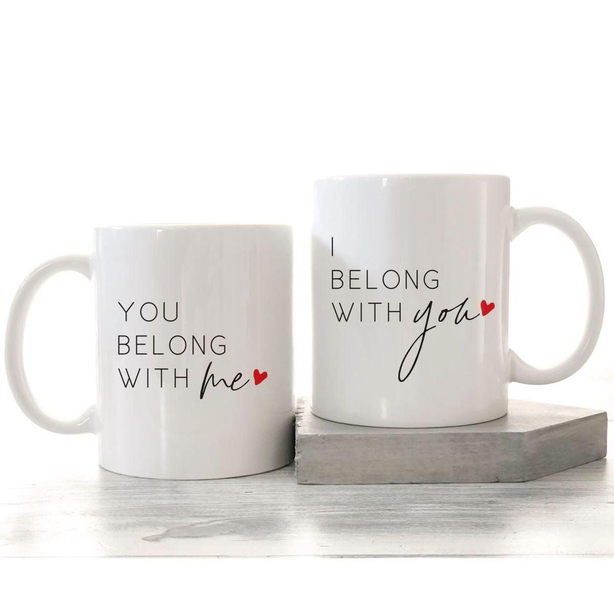 Personalized Couple Mug Set | Matching His & Hers Ceramic Mugs | From Rs. 1,200