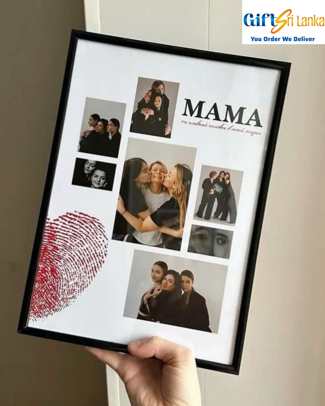 Personalized “MAMA” Photo Frame with Cherished Moments