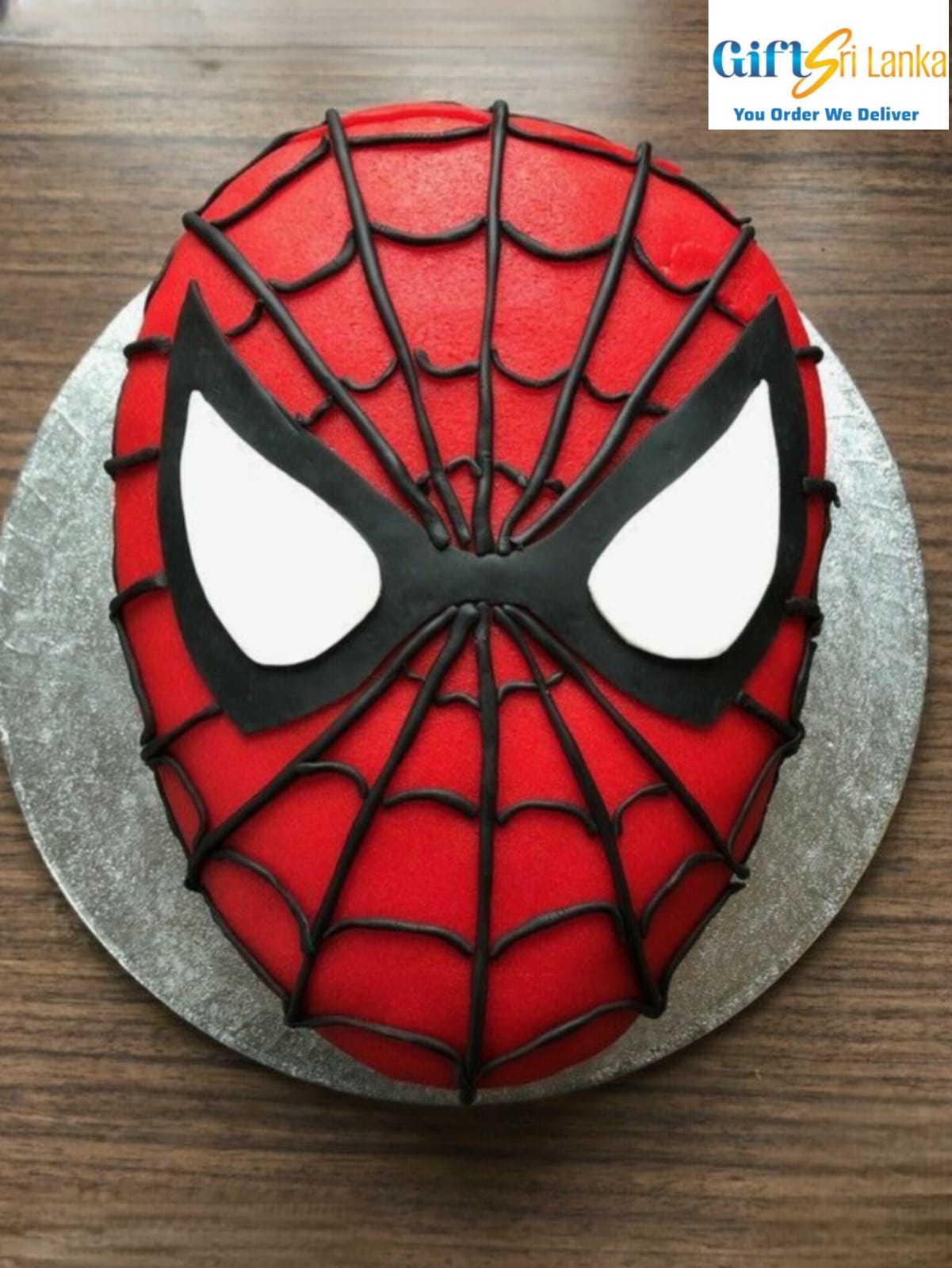 1kg fondant icing covered cake(Sider-man)