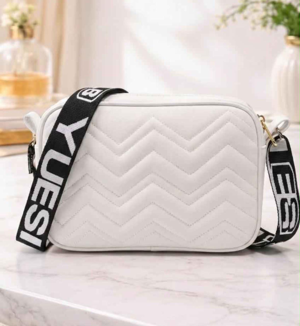 White Crossbody Bag | Elegant Women's Everyday Shoulder Bag