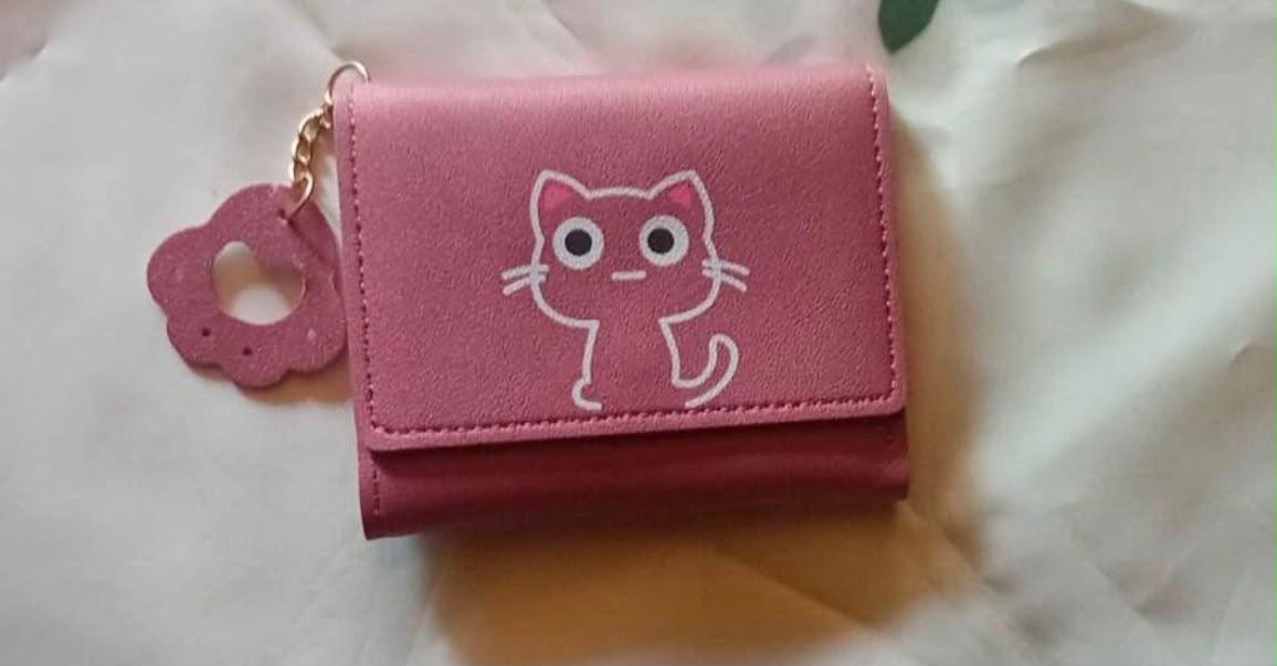 Cute Cat Mini Wallet | Adorable Women's Coin Purse & Card Holder