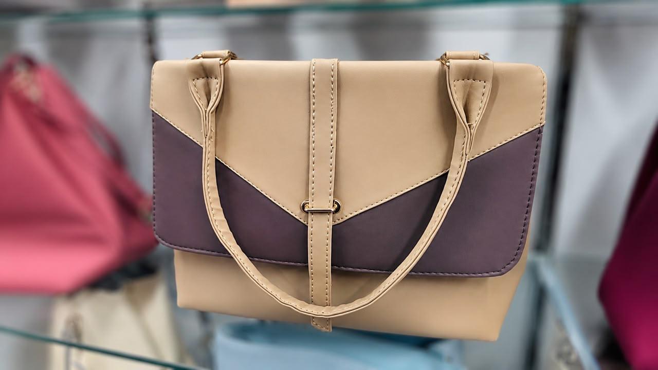 Neutral Tone Women's Handbag | Elegant Everyday Shoulder Bag