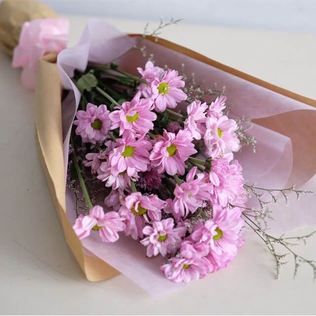 Pink Chrysanthemum (Daisy) Bouquet